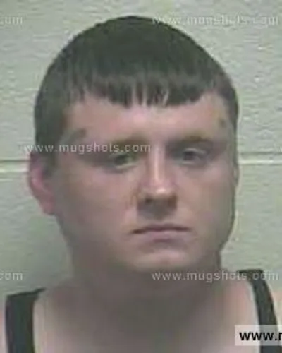 Booking photo of Cody Lee Sallisky, Giles County, Jul 7, 2015