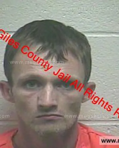 Booking photo of Stephen Wise, Giles County, Dec 25, 2018