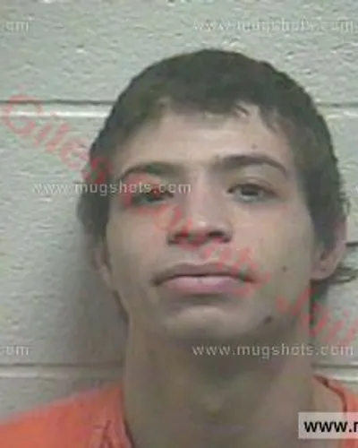 Booking photo of Kasob Young, Giles County, Feb 22, 2018