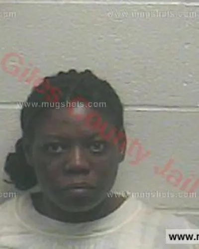 Booking photo of Deletha Smith, Giles County, Dec 6, 2015