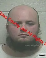 Booking photo of Justin Paul Mcgill, Giles County, Jan 19, 2019
