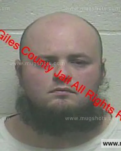 Booking photo of Justin Paul Mcgill, Giles County, Jan 19, 2019