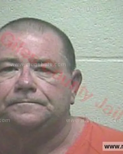 Booking photo of Richard Henson, Giles County, Jan 16, 2017