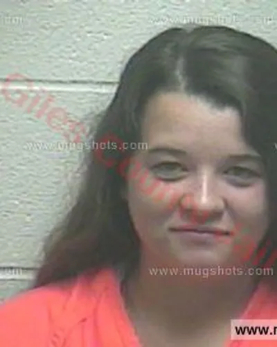 Booking photo of Amber Campbell, Giles County, Oct 26, 2016