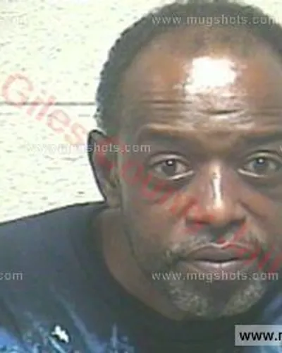 Booking photo of Dennis Stone, Giles County, May 5, 2017