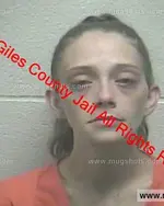 Booking photo of KAILEE L HEIMBERGER, Giles County, Dec 25, 2018