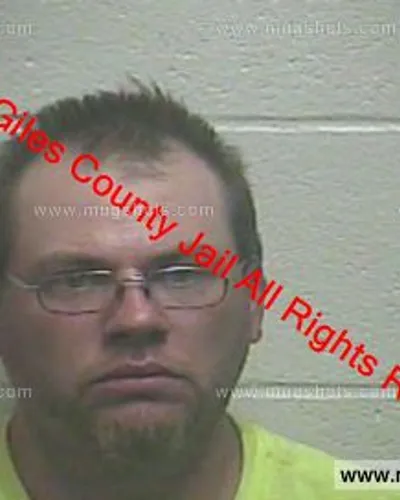 Booking photo of Darrel Bousquet, Giles County, May 26, 2020