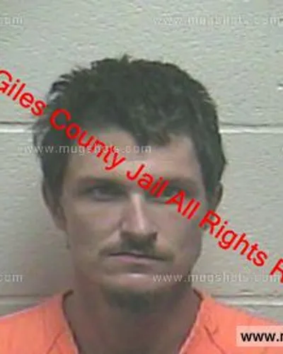 Booking photo of Patrick Conrad, Giles County, Dec 25, 2018