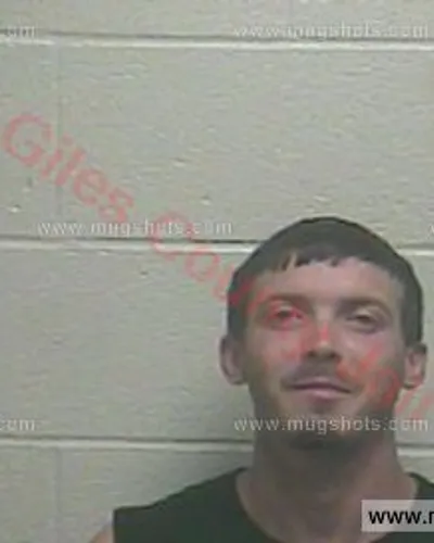 Booking photo of Gerald Allen Melton, Giles County, Oct 26, 2016