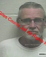 Booking photo of Richard Edward Frazier, Giles County, Jan 28, 2020