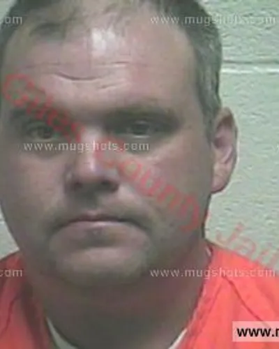 Booking photo of Cecil Leon Whited, Giles County, Mar 14, 2017