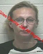 Booking photo of Chasity Joanna Curtis, Giles County, Nov 23, 2019