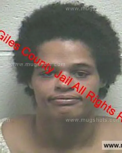 Booking photo of Breann Johnson, Giles County, Jan 19, 2019