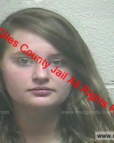 Booking photo of Marissa Roberts, Giles County, Mar 20, 2020