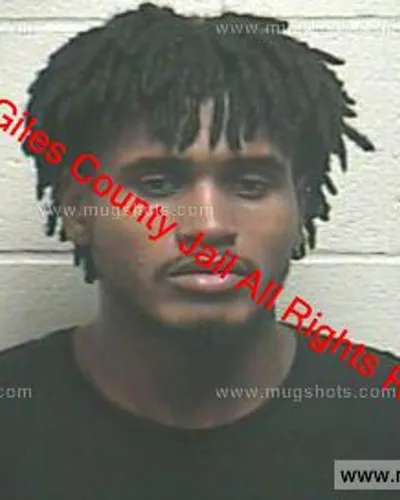 Booking photo of Rodrick Waters, Giles County, Feb 27, 2020