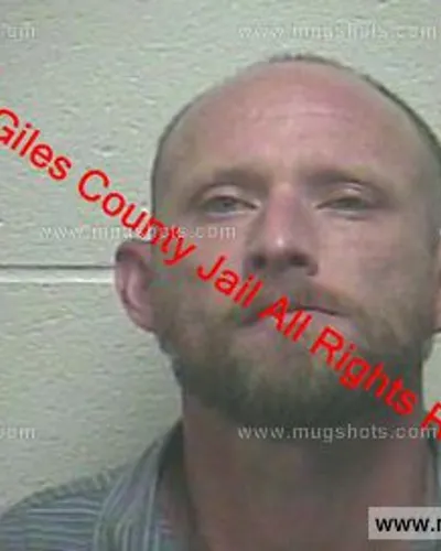 Booking photo of Jason L Brewer, Giles County, Sep 27, 2019