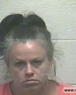 Booking photo of Kandice Lane Sims, Giles County, Aug 2, 2014