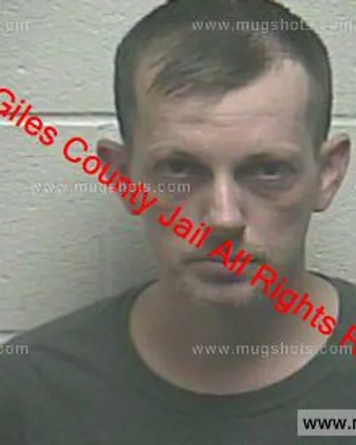 Booking photo of Jody Ferguson, Giles County, May 19, 2020