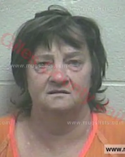 Booking photo of Connie Sue Norwood, Giles County, Dec 14, 2017