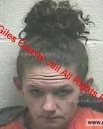 Booking photo of Kayla Danielle Mencer, Giles County, Apr 28, 2019