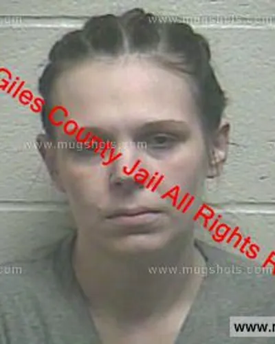 Booking photo of Brandie Dicus, Giles County, Mar 2, 2020