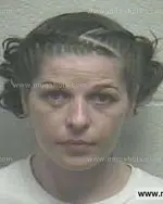 Booking photo of PAULA MECHELLE RUSSELL, Giles County, Nov 8, 2014