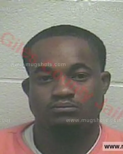 Booking photo of Quincy George Dancy, Giles County, Nov 1, 2015