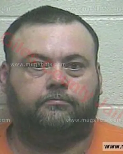 Booking photo of Adam Scotty Abernathy, Giles County, Jan 16, 2018