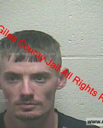 Booking photo of Thomas Walls, Giles County, Apr 23, 2019