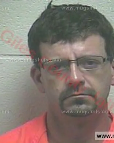 Booking photo of Timothy Wade Beegle, Giles County, Aug 13, 2017