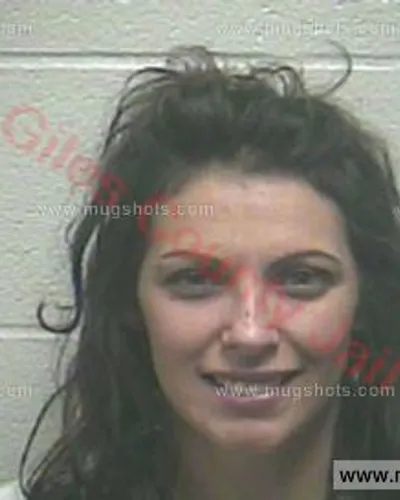 Booking photo of Aimee Renee Holt, Giles County, Jan 24, 2018