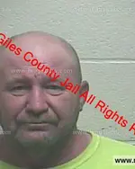 Booking photo of Guy Alan Vonroeder, Giles County, Mar 17, 2019