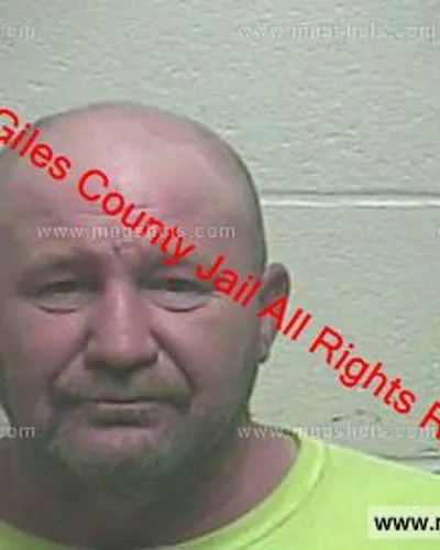 Booking photo of Guy Alan Vonroeder, Giles County, Mar 17, 2019