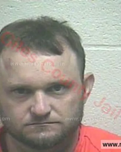 Booking photo of David Borda Simpson, Giles County, Jul 16, 2017