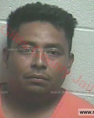 Booking photo of Elio Giles Leon, Giles County, Aug 15, 2016