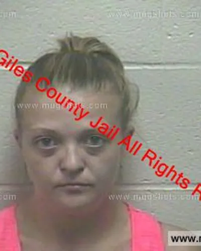 Booking photo of Katherine Warren, Giles County, Sep 27, 2019