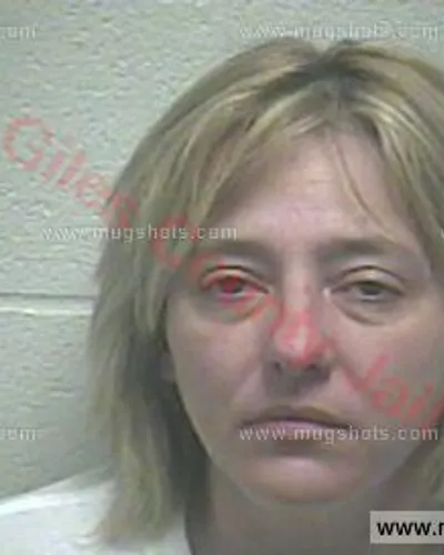 Booking photo of Louanne Marie Armstrong, Giles County, Sep 9, 2015