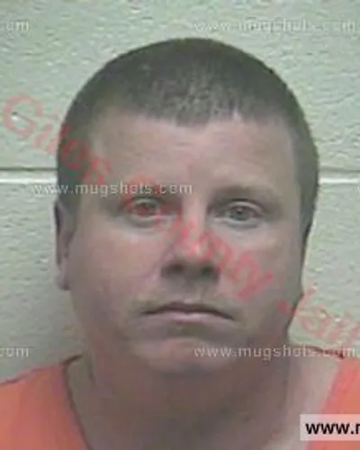 Booking photo of Matthew Crumley, Giles County, May 19, 2018