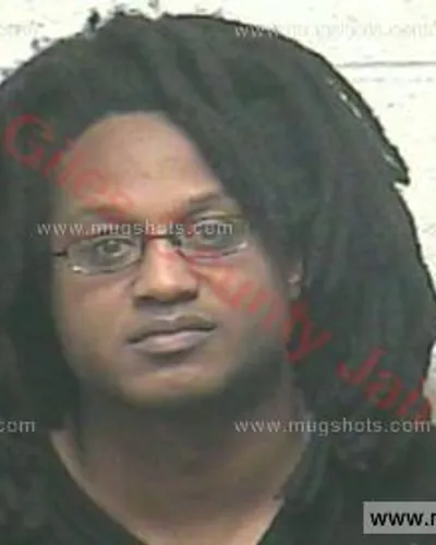 Booking photo of Antwan Keandre Nelson, Giles County, Mar 27, 2018