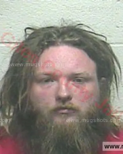 Booking photo of Andrew Mearse, Giles County, Mar 9, 2018