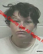 Booking photo of Ashley Marie Stone, Giles County, Sep 27, 2019