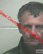 Booking photo of Steven Michael Lewter, Giles County, Feb 7, 2020