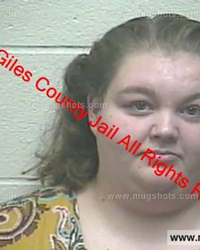 Booking photo of Kassidy Kelsey, Giles County, Oct 21, 2019