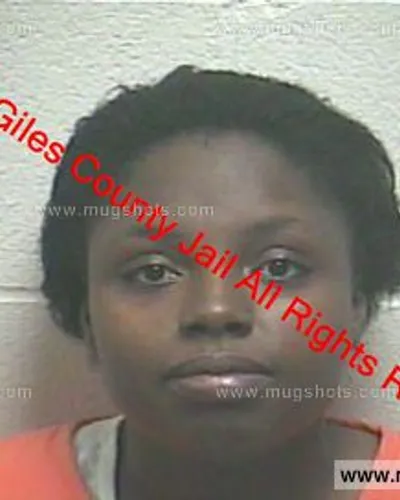 Booking photo of Whitney Martin, Giles County, Dec 17, 2019