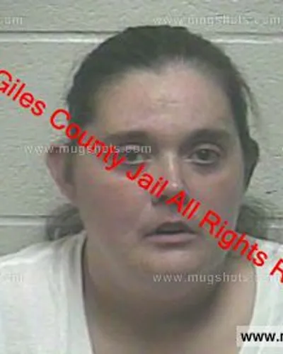 Booking photo of Brandy Collis, Giles County, Jun 5, 2019