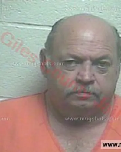 Booking photo of Keith Shoup, Giles County, Aug 13, 2016