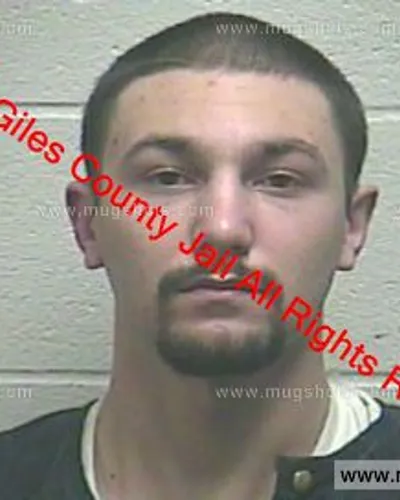 Booking photo of Anthony Blasingim, Giles County, Apr 11, 2019