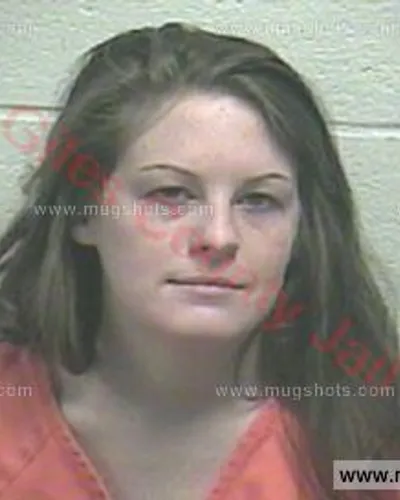 Booking photo of Hayley Eden Frazer, Giles County, Feb 16, 2016