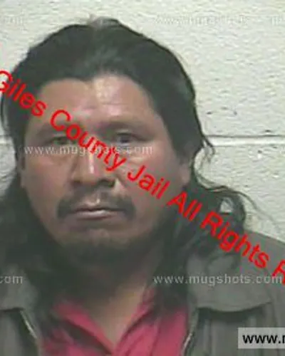 Booking photo of Lorenzo Martin Perez, Giles County, Nov 10, 2019