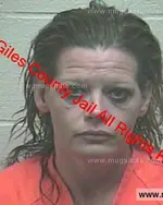 Booking photo of Jamie M Martin, Giles County, May 5, 2019